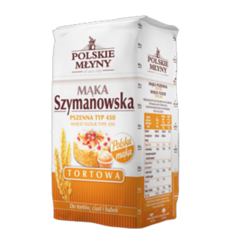 Polskie Młyny Mąka Szymanowska pszenna tortowa typ 450 1 kg
