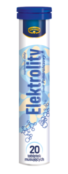 Kruger Elektrolity Suplement diety smak pomarańczowy (20 tabletek) 84 g