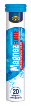 Kruger Magnez Forte Suplement diety smak cytrynowy  (20 tabletek) 84 g