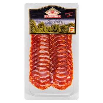 Hiszpańskie Chorizo Plastry 100 G Casaponsa