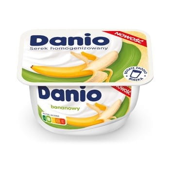 Danio serek homogenizowany bananowy 130g