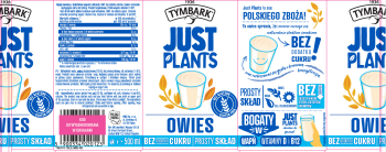 Tymbark Just Plants Owies 500ml