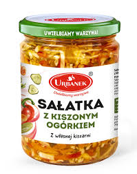 Urbanek sałatka z kiszonym ogórkiem 510 g