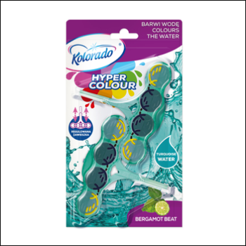 Kolorado Hyper Colour kostka do WC Bergamot 2X45 g