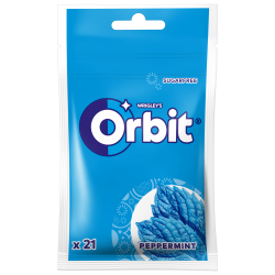 Orbit guma do żucia bez cukru Peppermint 21 drażetek