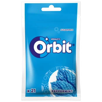 Orbit guma do żucia bez cukru Peppermint 21 drażetek