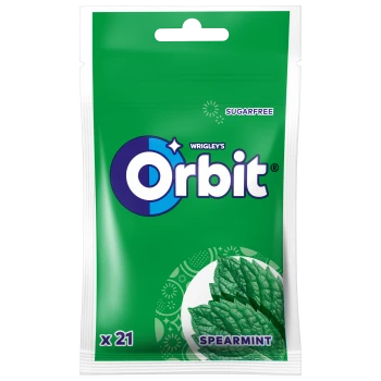 Orbit guma do żucia bez cukru Spearmint 21 drażetek
