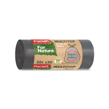 Paclan For Nature worki na śmieci szare 35 l (30 szt.)