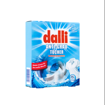 Dalli chusteczki do prania białych tkanin 15 szt.