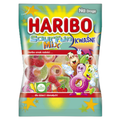 Haribo Sourfun mix kwaśne żelki 160 g