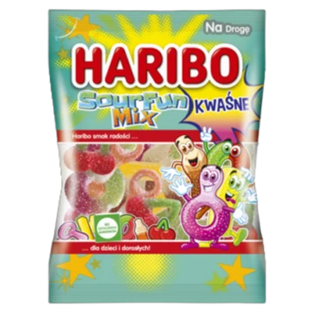 Haribo Sourfun mix kwaśne żelki 160 g