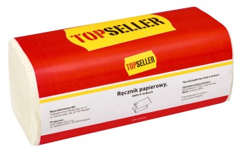 Topseller Ręcznik papierowy biały w listkach 250 szt.