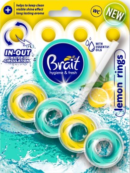 Brait Rings Kostka do wc Lemon 40 g