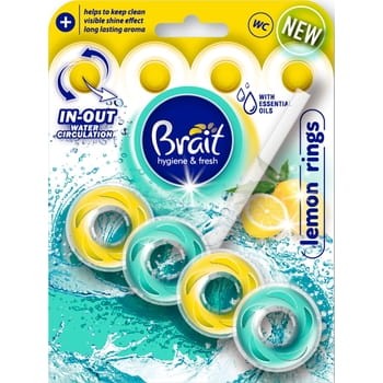 Brait Rings Kostka do wc Lemon 40 g
