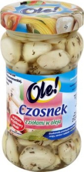 Ole! Czosnek z ziołami w oleju 190 g