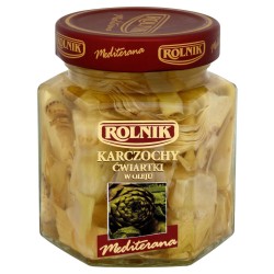Rolnik Karczochy ćwiartki w oleju 290 g