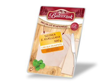 Balcerzak Szynka z kurczaka plastry 100 g