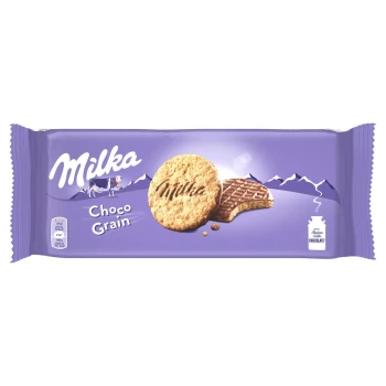 Milka Choco Grains Ciastka z płatkami owsianymi 126 g