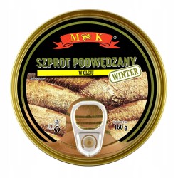 MK Szprot Winter wędzony w oleju 160 g