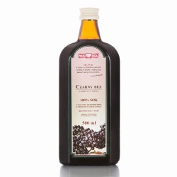 Polska Róża Czarny Bez sok 100% 500 ml