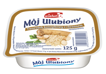 Wieluń Twaróg Kanapkowy Ulubiony 125 g Chrzanowy