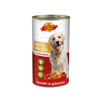 MK Animals Karma dla psa Wołowina puszka 1240 g