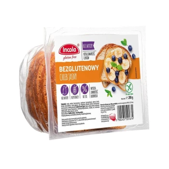 INCOLA CHLEB JASNY BEZGLUTEN 200g