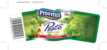PROVITUS PESTO 160g BASILICO