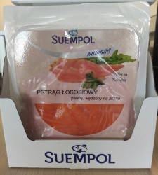 SUEMPOL PSTRĄG TĘCZOWY 100g WĘDZONY NA ZIMNO