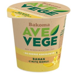 Bakoma Ave Vege Banan Z Nutą Wanilii 150 G