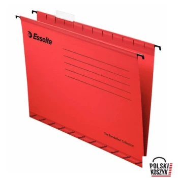 Teczki zawieszane A4 PENDAFLEX STANDARD czerwone 25szt ESSELTE 90316