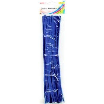 Brewis Druciki kreatywne niebieskie 30 cm 40 sztuk