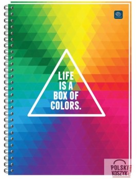 Kołozeszyt A5 100 kratka INTERDRUK