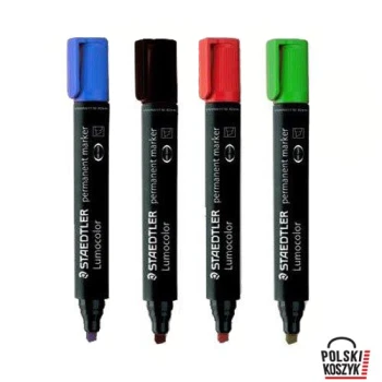 Marker 350-9 czarny STAEDTLER LUMOCOLOR permamentny ścięty