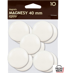Magnesy 40mm GRAND białe   (10) 130-1699
