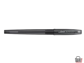 Długopis olejowy ze skuwką PILOT SUPER GRIP czarny BPS-GG-F-B