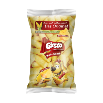 GUSTO chrupki kukurydziane naturalne o smaku serowym 100 g