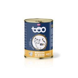 Karma mokra dla kota TEO bogata w drób 850 g