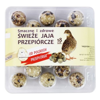 Przepiórki Jaja Przepiórcze (18 Szt. W Opakowaniu)