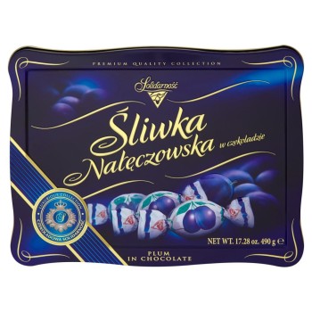 Solidarność Praliny Śliwka Nałęczowska Puszka 490 g