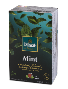 Dilmah Cejlońska czarna herbata z aromatem mięty 30 g (20 torebek)