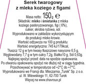 Temar Chavroux ser kozi z figą 150 g