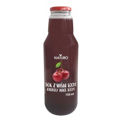 Polbio Bio Naturo SOK Z WIŚNI 100%  750ml