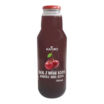 Polbio Bio Naturo SOK Z WIŚNI 100%  750ml