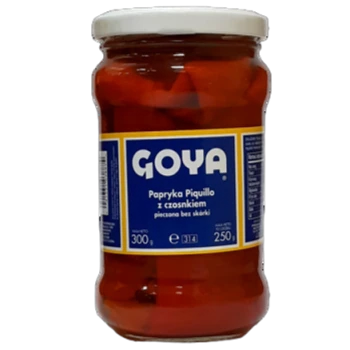 GOYA Papryka Piquillo z czosnkiem pieczona bez skórki 314 ml