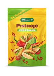Bakalland Pistacje prażone Chilli&amp;Lime 170g