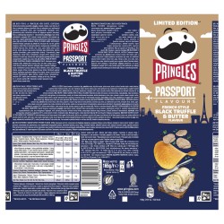 Pringles Black Truffle&amp;Butter Tuba 165G