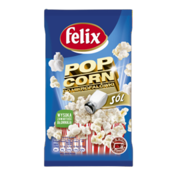 felix Popcorn do mikrofalówki sól 90 g