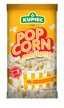 Kupiec Popcorn o smaku maślanym 80g