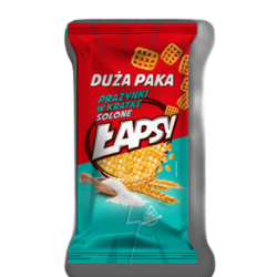Łapsy Prażynki w kratkę solone 110g
